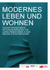 Bläuliche Treppe mit Text "Modernes Leben und Wohnen - Zukunftsorientierte Nutzungsvarianten für junge Erwachsene in der Region Steyr-Kirchdorf"