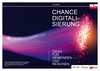 Kurzinformation zur Broschüre Chance Digitalisierung - das Bild zeigt einen Glasfaserstrahl